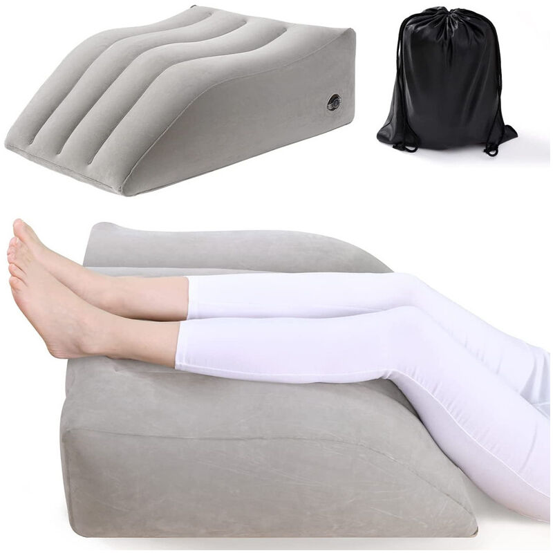 Coussin Jambes, Oreiller Elevation Jambes, Améliore la Circulation et Réduit L'enflure, Confortable et Portable Coussins Relève-Jambes, Oreiller