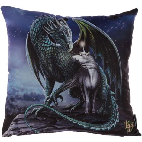 Coussin Licorne et dragon magique