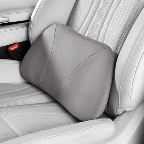Coussin Lombaire Ergonomique Voiture & Bureau – Soutien Dos 38x22 Cm, Soulage Douleurs Lombaires, Ceinture Réglable (Noir) Coussins Lombaires