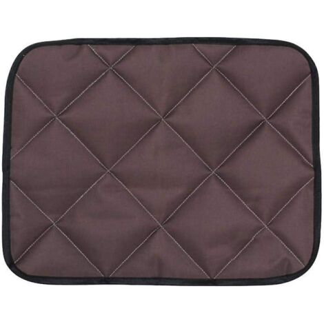 Coussin marron pour chien 45 x 35 cm, idéal pour l'automne et l'hiver, nid douillet pour animaux de compagnie en toutes saisons