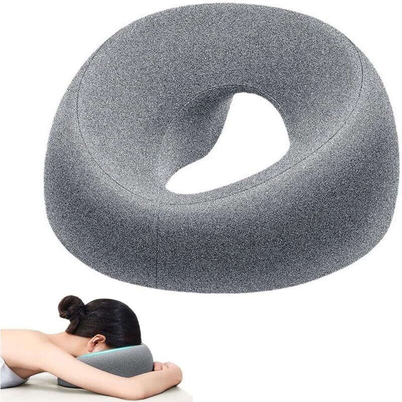 Coussin Massage Visage, Coussin Massage Facial, Cou-ssin Confortable en Forme De U, Cou-ssin Trou Visage pour Table De Ma-ssage, pour Spa Ma-ssage