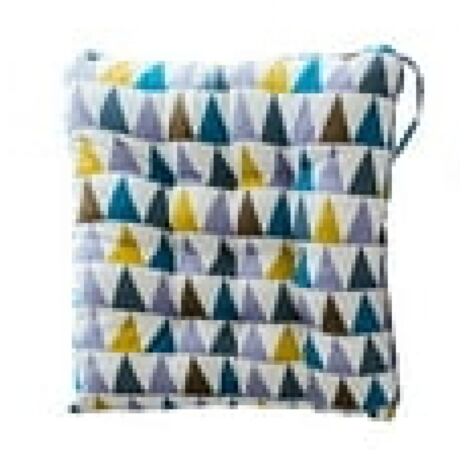 Coussin moelleux Triangle Géométrique 4545 (Carré en lin et coton épais) - Coussin moelleux Triangle Géométrique 4545 (Carré en lin et coton épais)