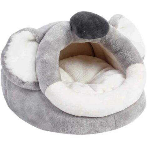 Coussin nid douillet en coton lavable et confortable pour chien, lit d'intérieur/extérieur pour chat