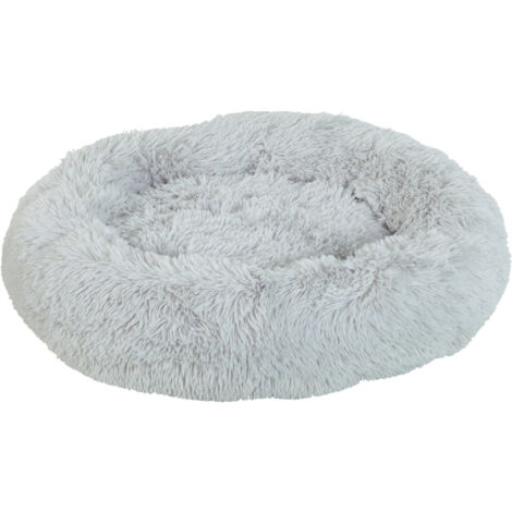 Coussin Noé ø 60 cm gris a poils longs pour petits chiens ou chats - zolux
