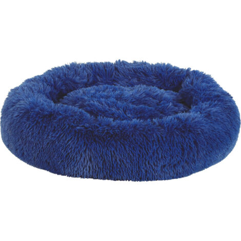 Coussin Noé ø 80 cm bleu a poils longs pour  chiens - zolux