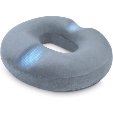 Coussin orthopédique en forme d'anneau, soulage hémorroïdes et coccyx