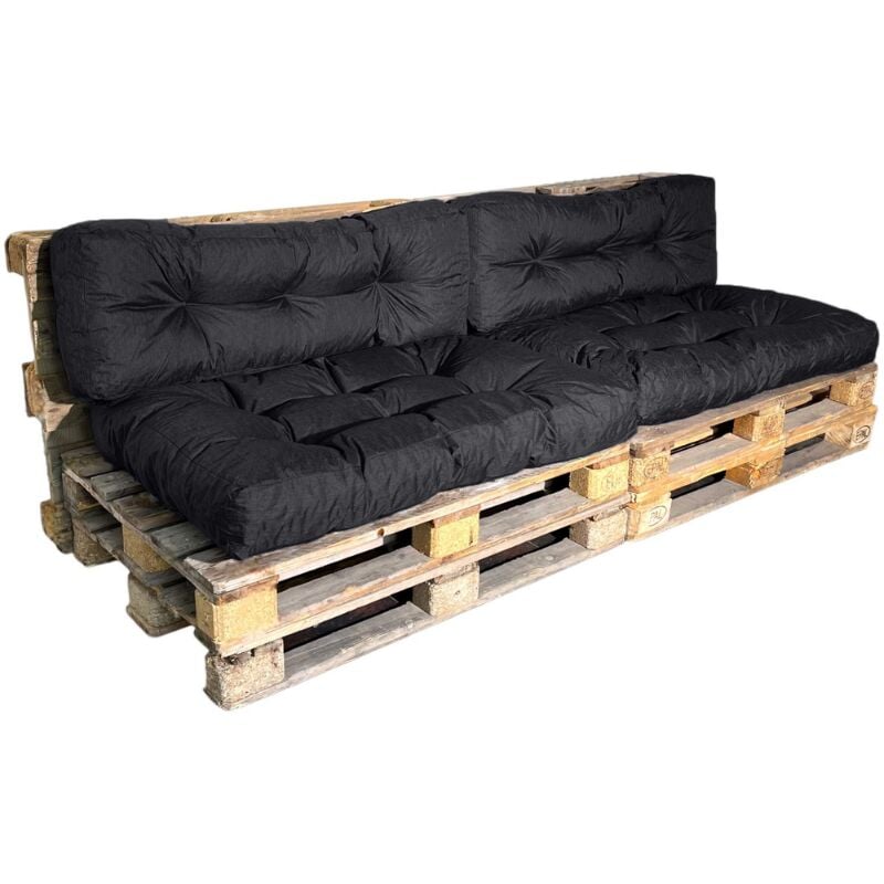 Coussin Palette - lot X2 Noir Bananair