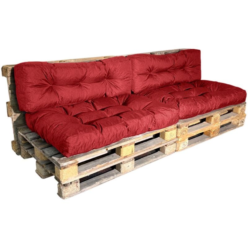 Coussin Palette - lot X2 Rouge Bananair