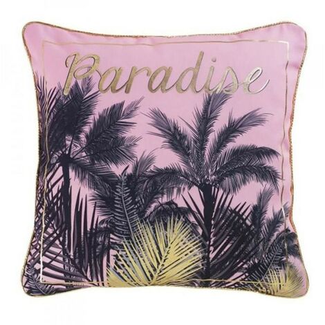 Coussin passepoil 45x45 cm Or Pur Paradise