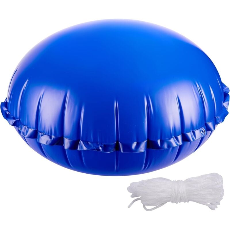 Coussin Piscine Hivernage, 120×120cm Coussin Hivernage Piscine Hors Sol, 0.3mm Extra éPais RéSistant à La DéChirure Flotteur Hivernage Piscine Corde