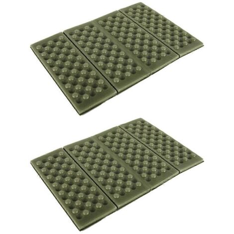 Coussin pliable nid d'œuf pour tente de camping extérieure, coussin anti-humidité C--