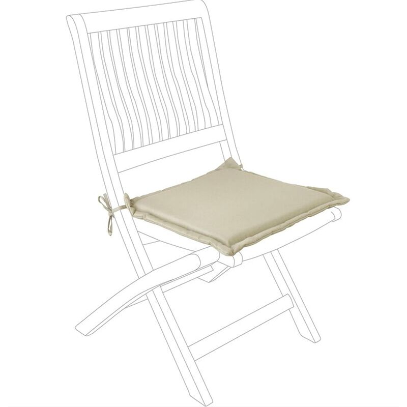 Bizzotto - Coussin poly beige 42x42xH3 cm