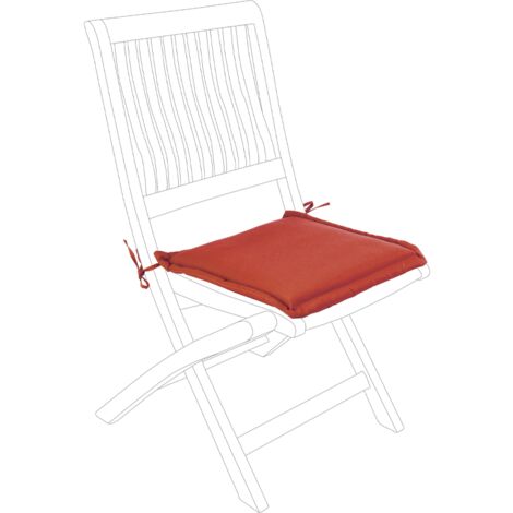 Coussin poly rouge