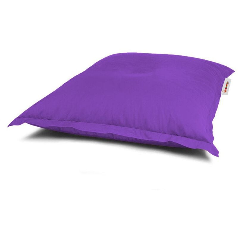 wellhome - coussin pouf 100x100 - violet