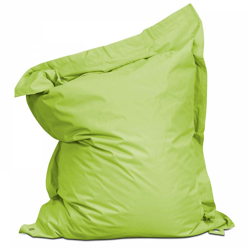 Pouf XL coussin imperméable Vert - Vert - Solys