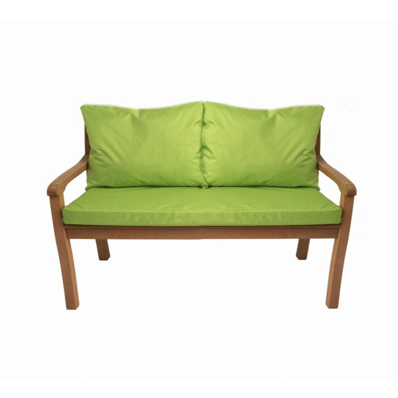 Setgarden - Coussin pour banc 110x50x7cm, Coussins pour balancelle de jardin Chaux, Coussin d'assise, Coussin de dossier, Coussin extérieur/intérieur