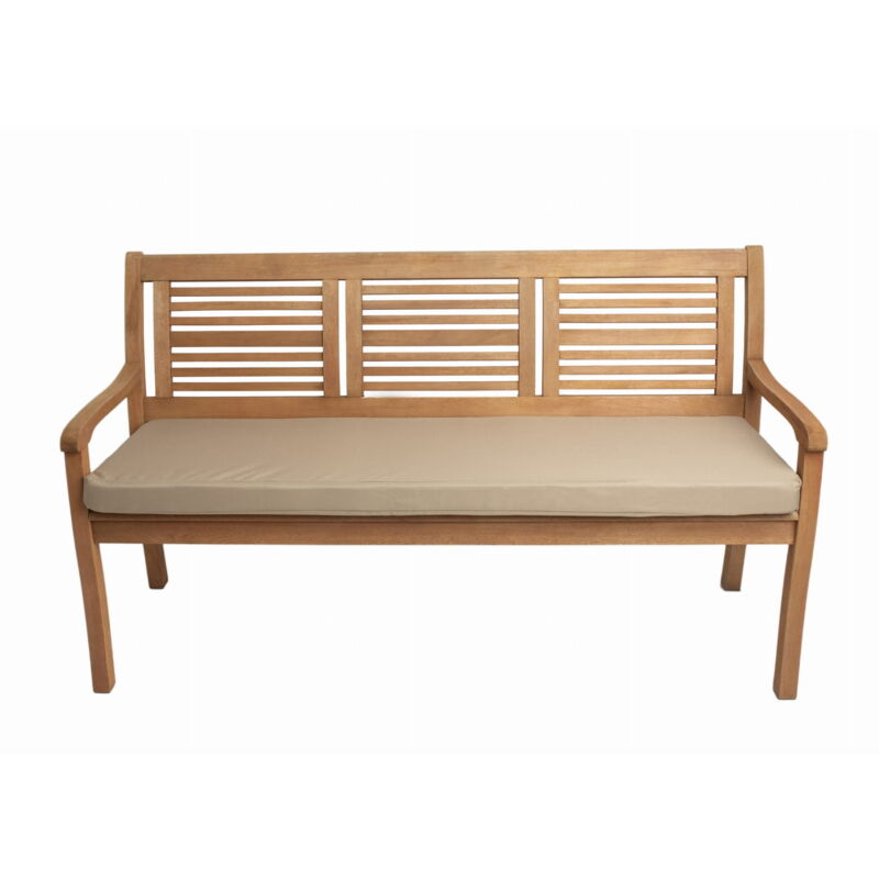 Setgarden - Coussin pour banc de jardin 180x60x7cm assise, coussin de balancelle de jardin coussin d'extérieur de jardin Beige, coussin d'assise plat