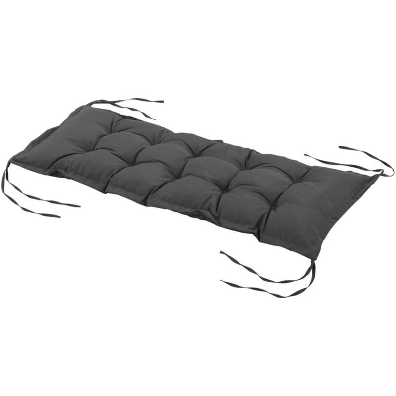MH - Coussin pour banc de jardin gary gris