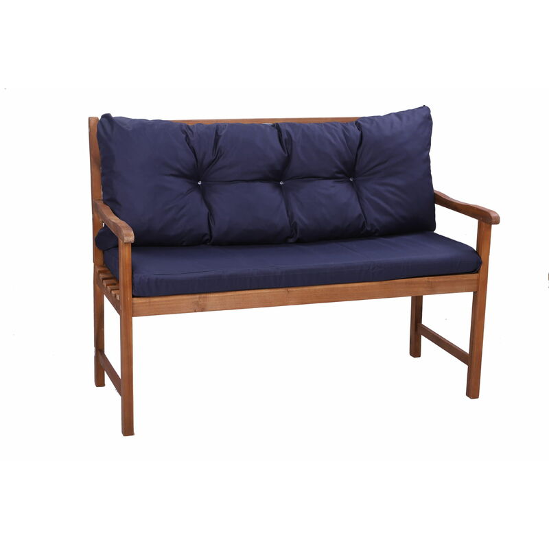 Coussin pour banc extérieur 160 x 50 x 50cm, coussins balancelle 3 places, coussin pour banc de jardin Bleu foncé