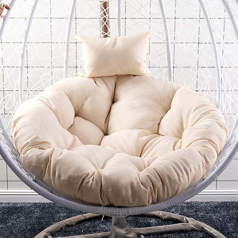 Coussin Pour Chaise Suspendue Balançoire Panier En Polyrotin Intérieur Extérieur Jardin Patio