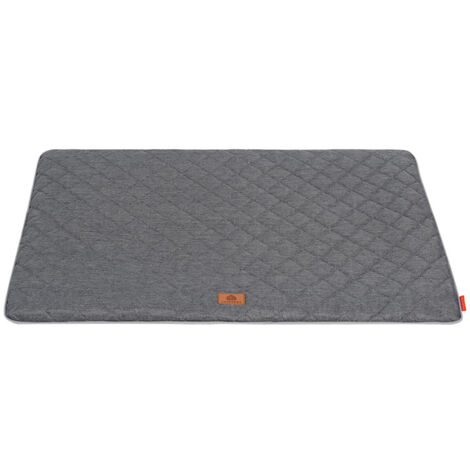 Coussin pour chien toutes saisons, lavable amovible, gris clair XL 91×61×4cm, pour chiens jusqu'à 18kg