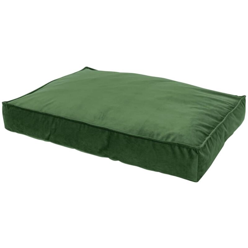 Coussin pour chiens Velvet 100x70x15 cm Vert Madison Vert