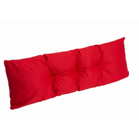 Coussin pour palettes 120 x 40cm, coussins canapé, coussin de jardin, coussin de sol/ coussin palette in-extérieur Rouge, SETGARDEN