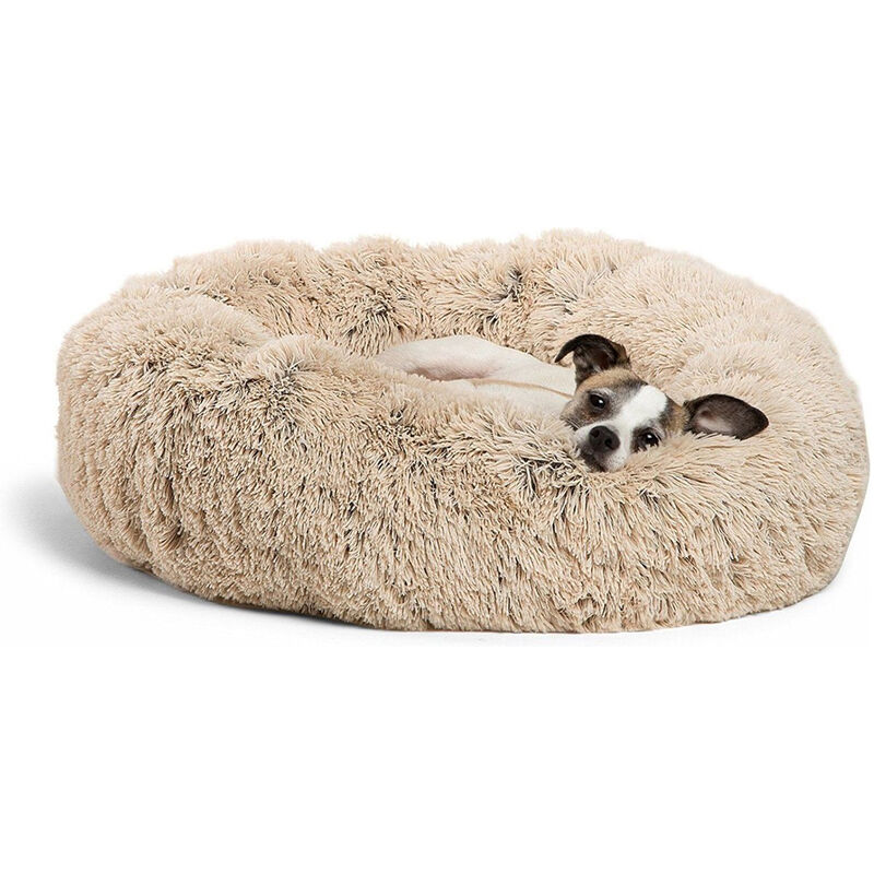Coussin de lit pour chien - lit pour chien beignet - lit pour chien - moelleux - coussin animal - 80x10cm - Maxxpet