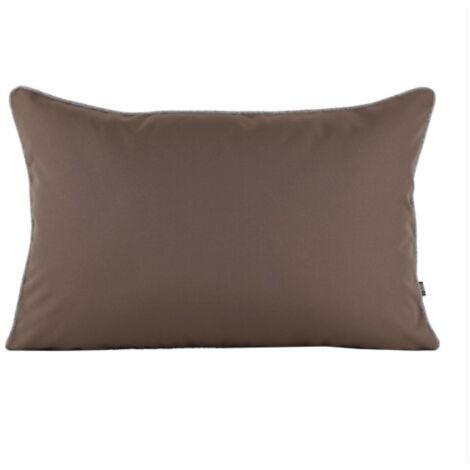 Coussin rectangle uni extérieur Taupe 40x60 cm