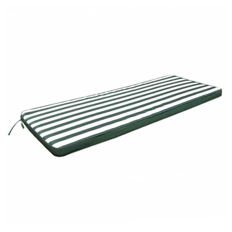 Coussin rectangulaire dans l'eau amovible - polyester-répartiteur 110x45 cm Green - Green