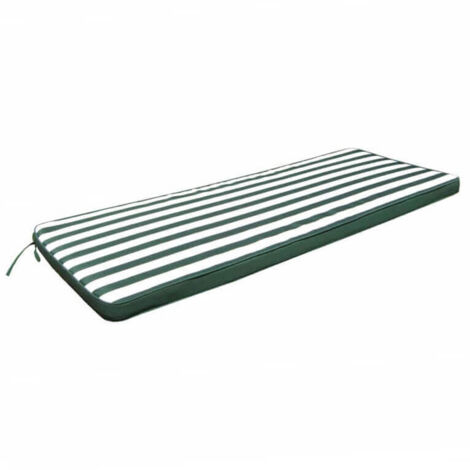 Coussin rectangulaire dans l'eau amovible - polyester-répartiteur 110x45 cm  Green
