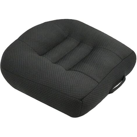 Coussin rehausseur de siège auto, tapis de rehaussement, maille respirante, portable, noir -