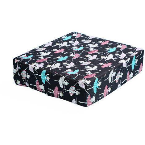 Coussin rehausseur noir pour chaises d'enfant, chaises hautes et chaises de cuisine