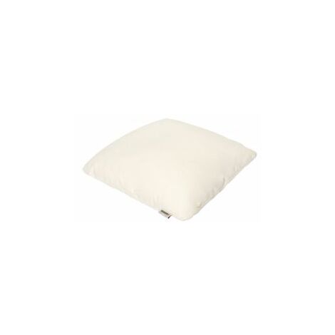 Coussin rembourré coton et polyester 50x30 cm Beige