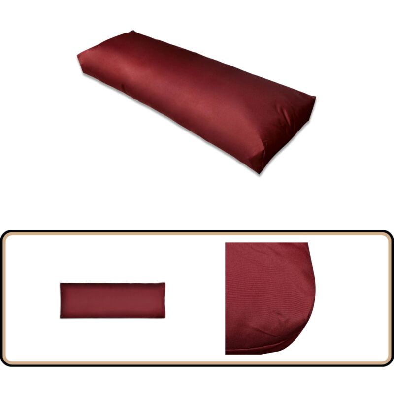 Vidaxl - Coussin rembourré de dossier Bordeaux 120 x 40 x 10 cm - Coussin Chaise - Coussin Canapé - Oreiller Chaise - Oreiller Canapé - Coussin