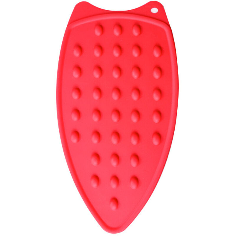Coussin repose-fer en silicone polyvalent 2 pièces pour planche à repasser résistant à la chal