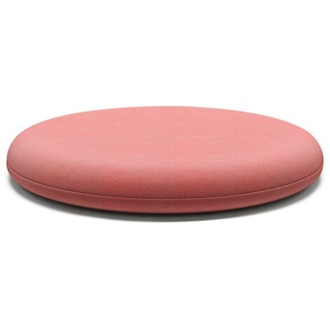 Coussin rond 30x30 épais 4CM coussin de chaise en mousse à mémoire de forme rose super doux,