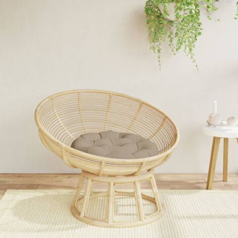 Coussin rond  Coussin Déco confort  taupe Ø 60 x11 cm tissu oxford 11304
