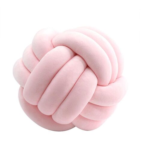 coussin Rond Nou Coussin 20cm(rose),ousse De Coussin Noeud,dcoration Coussin Enfant Coussin Bb Dos Coussin Bebe Sieste Oreiller Peluches Poupees J