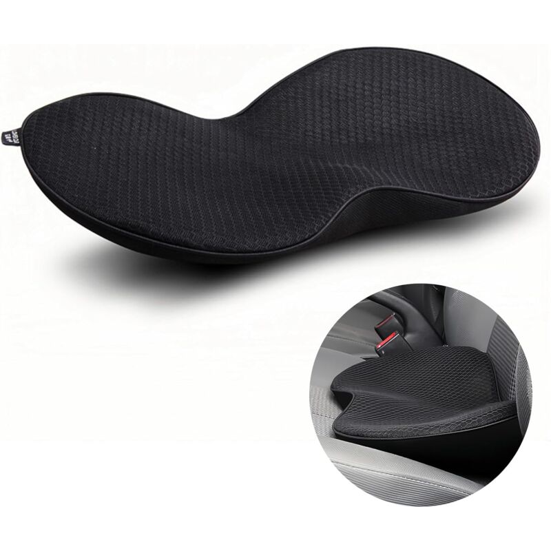Coussin Siège Auto Conducteur, Coussin Voiture Memoire de Forme, Coussins de Chaise de Bureau, Coussin Coccyx Orthopédique Voiture pour Chaise de