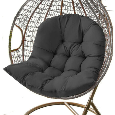 Coussin Siege Panier - 80 x 120 cm - Tissu Polyester UV Résistant - Pour Fauteuil Panier, Hammock, Balancelle Extérieure ou Intérieure - 1 Pièce