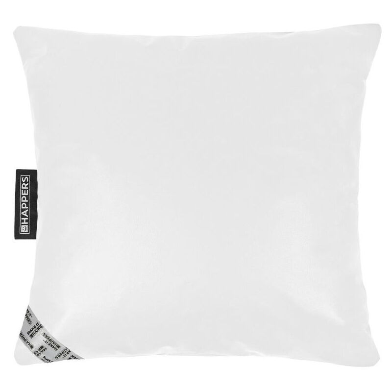 Coussin Similicuir Outdoor Blanc Happers 45x45 blanc - blanc