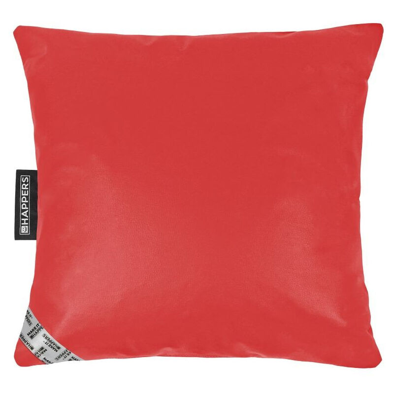 Happers - Coussin Similicuir Outdoor Rouge 60x60 rouge - rouge