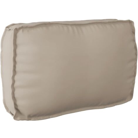 Coussin Taupe 70 x 40 x 12 cm Tissu Oxford vidaXL