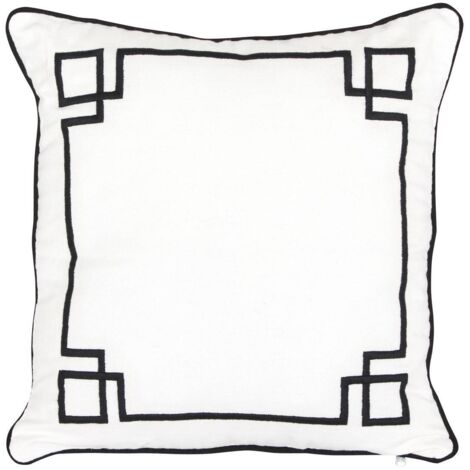 Coussin The palm resort 40x40cm blanc - Atmosphera créateur d'intérieur