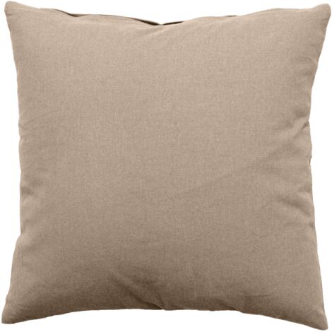 Coussin uni effet Bachette déhoussable - 60 x 60 cm