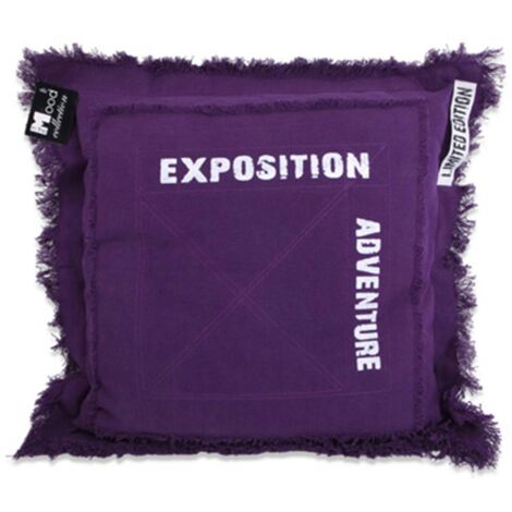 Coussin violet Adventure