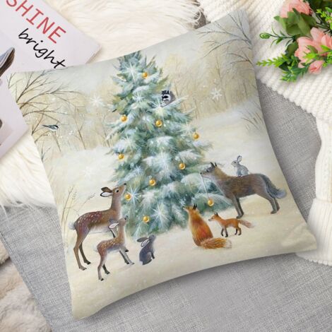 Coussin with bougies scintillantes, chaleureux