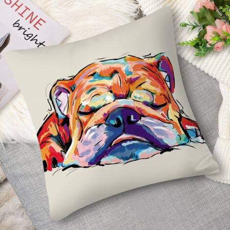Coussin with chien tacheté, mignon