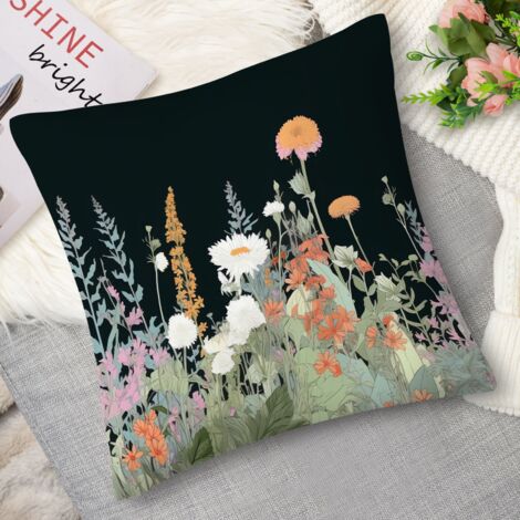 Coussin with sous-bois fleuri, mystique